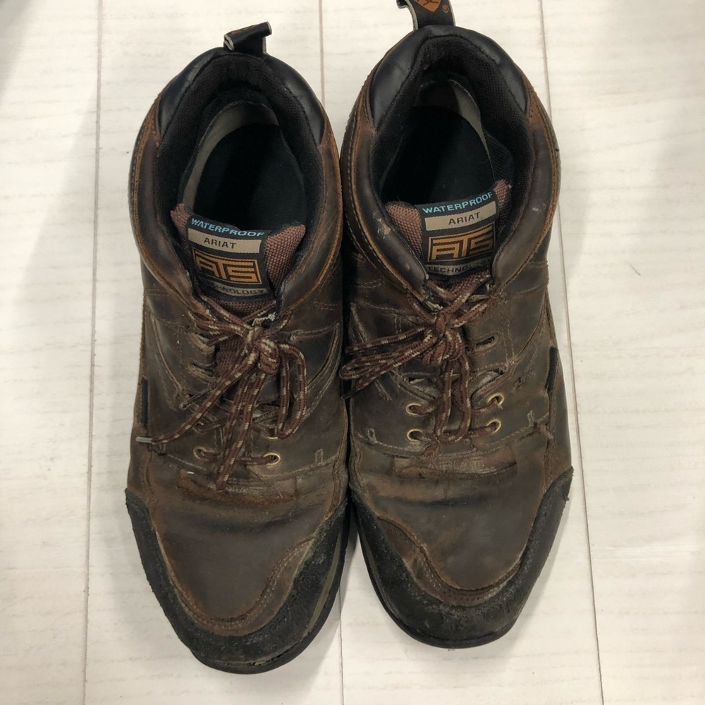 Ariat Men’s Terrain Waterproof Hiking Boots Distressed Brown Size 11.5D